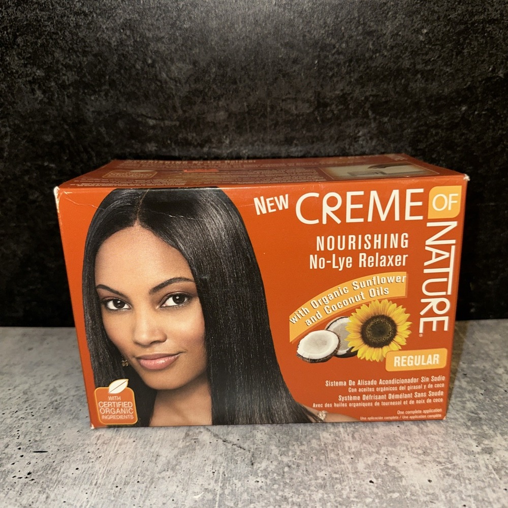 Creme of Nature Organic Sunflower, And Coconut Oils No Lye Relaxer Regular